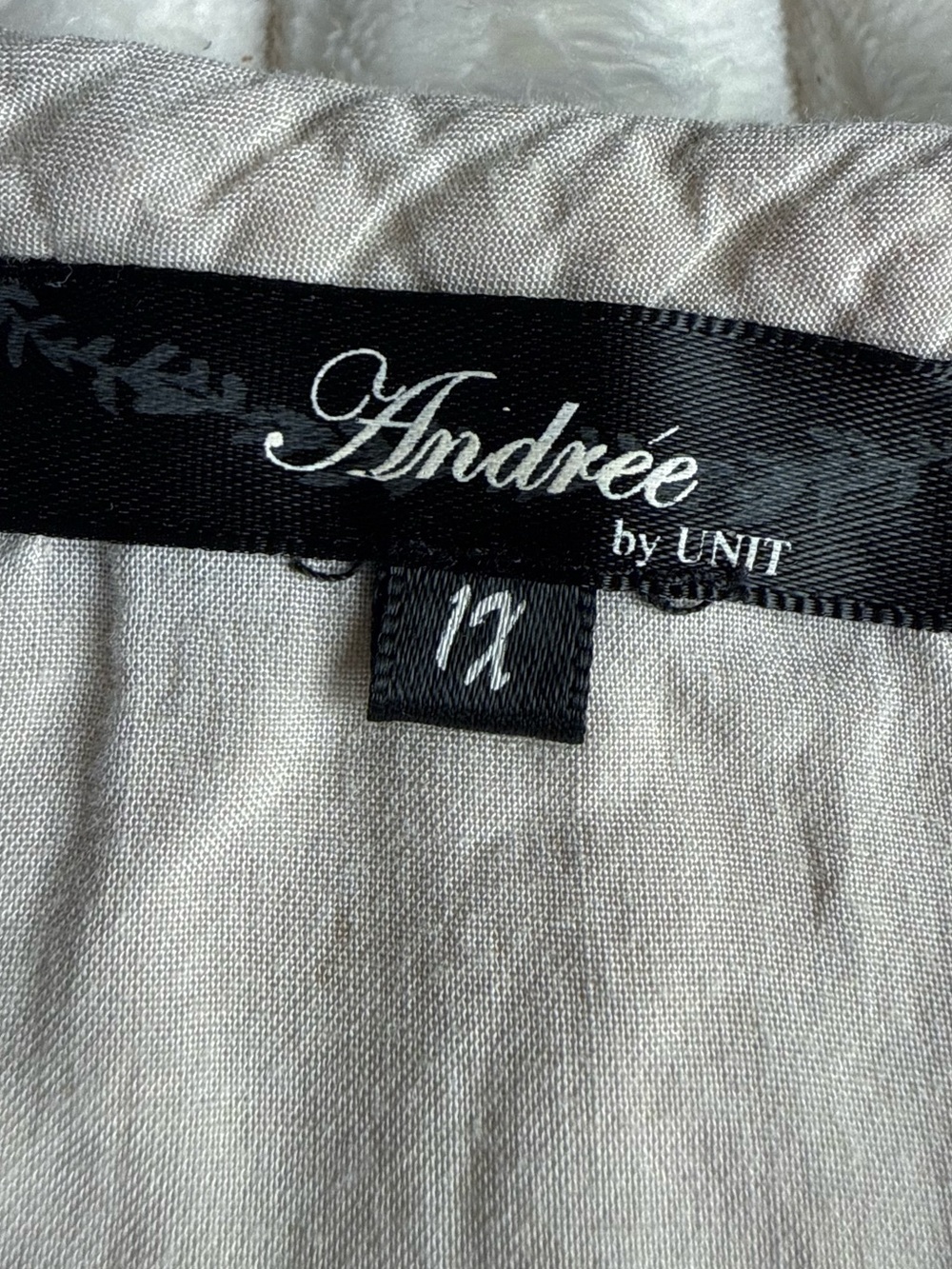 Andree by Unit Women’s 1X Embroidered Tunic Top Gray 70s HippieBoho Rayon - Picture 4 of 9